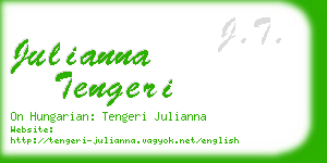 julianna tengeri business card